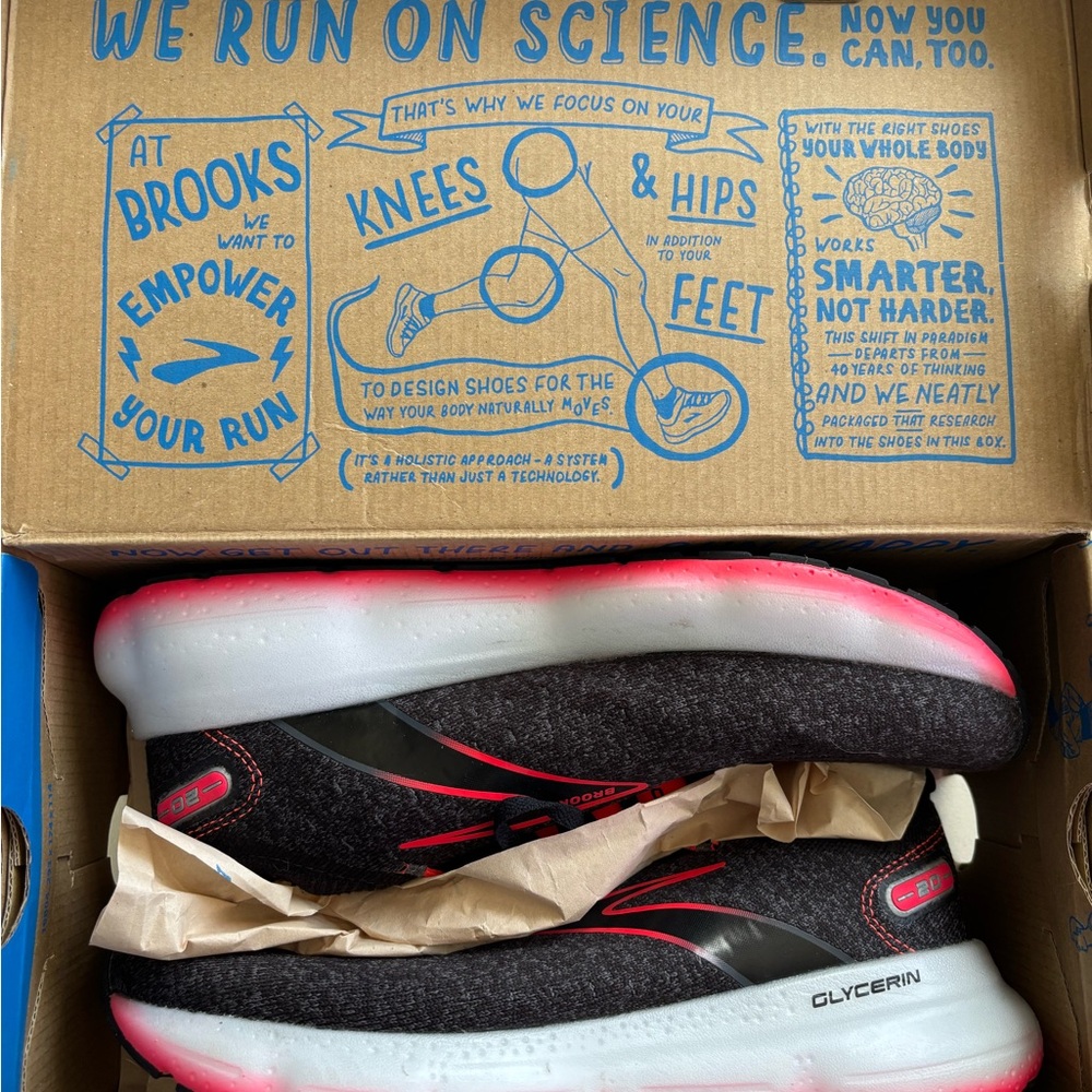 Brooks Glycerin 20 with box Stealth Fit women’s 9
